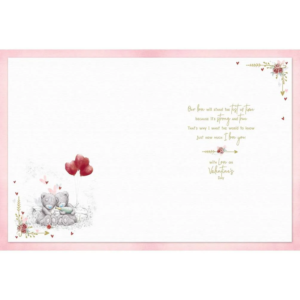 Beautiful Fiancee Large Me to You Bear Valentine's Day Card Extra Image 1