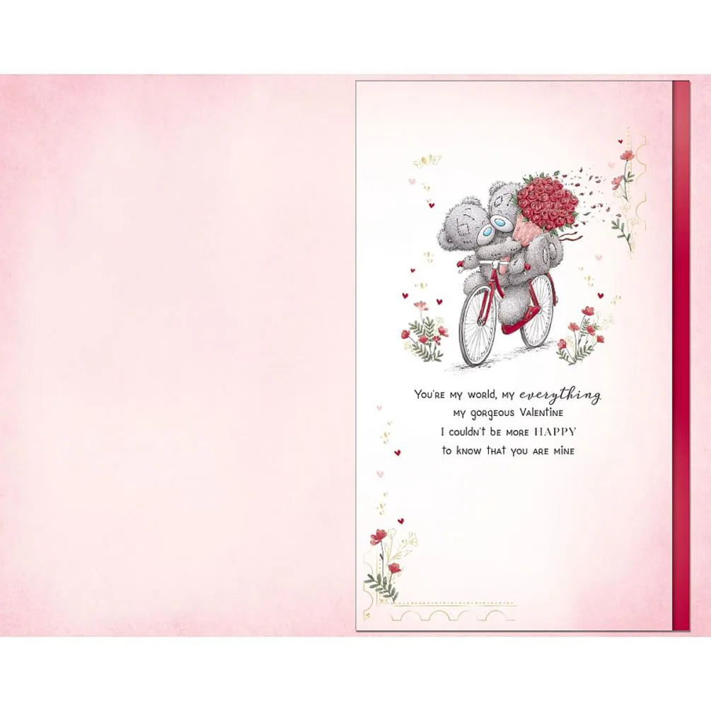 One I Love Handmade Me to You Bear Valentine's Day Card  Extra Image 1