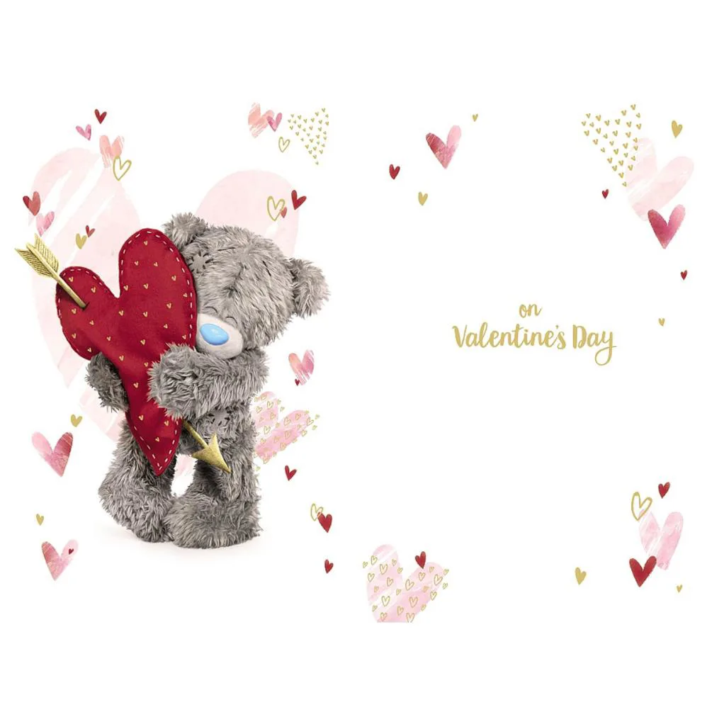 3D Holographic Keepsake Sending Love Me to You Valentine's Day Card Extra Image 1