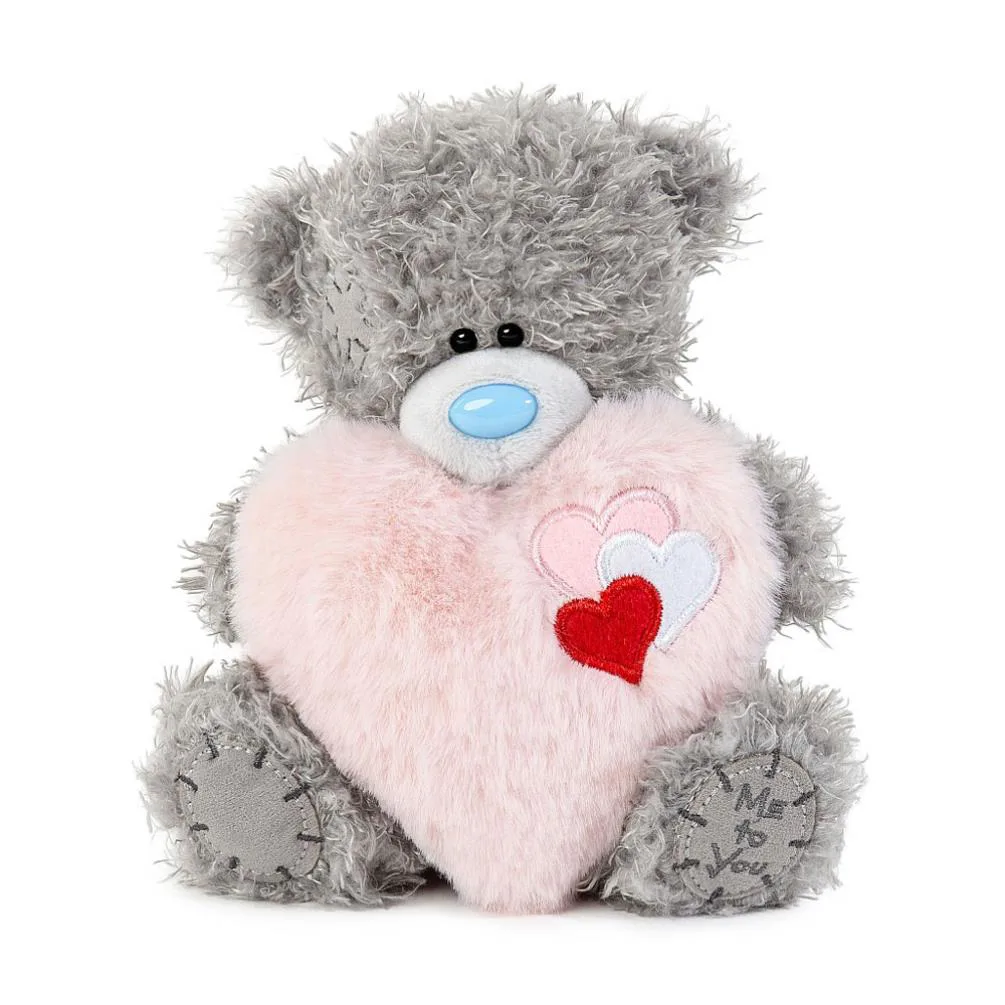 7" Pink Padded Heart Me to You Bear Extra Image 1