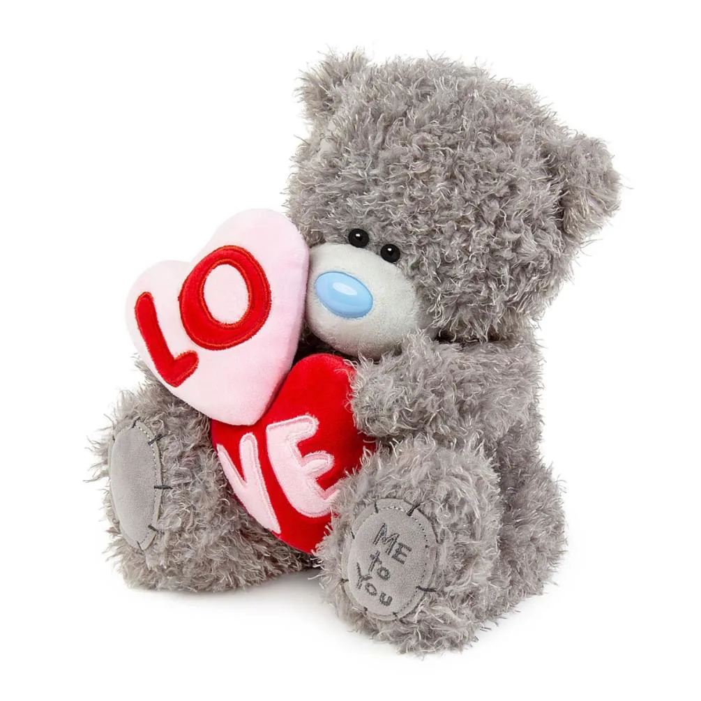 10" LOVE Padded Hearts Me to You Bear Extra Image 1