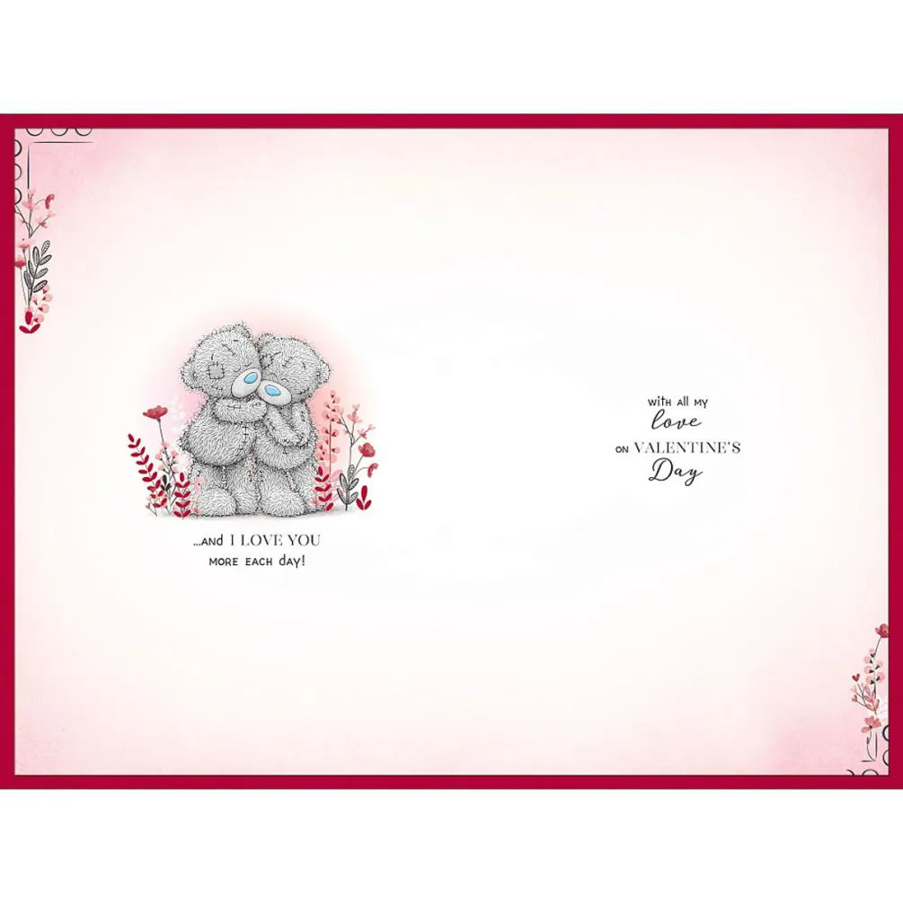 Husband Verse Me to You Bear Valentine's Day Card Extra Image 1