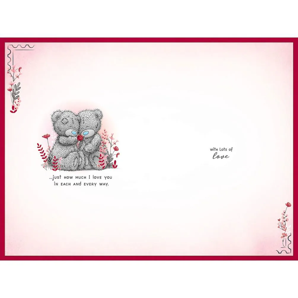 Girlfriend Verse Me to You Bear Valentine's Day Card Extra Image 1