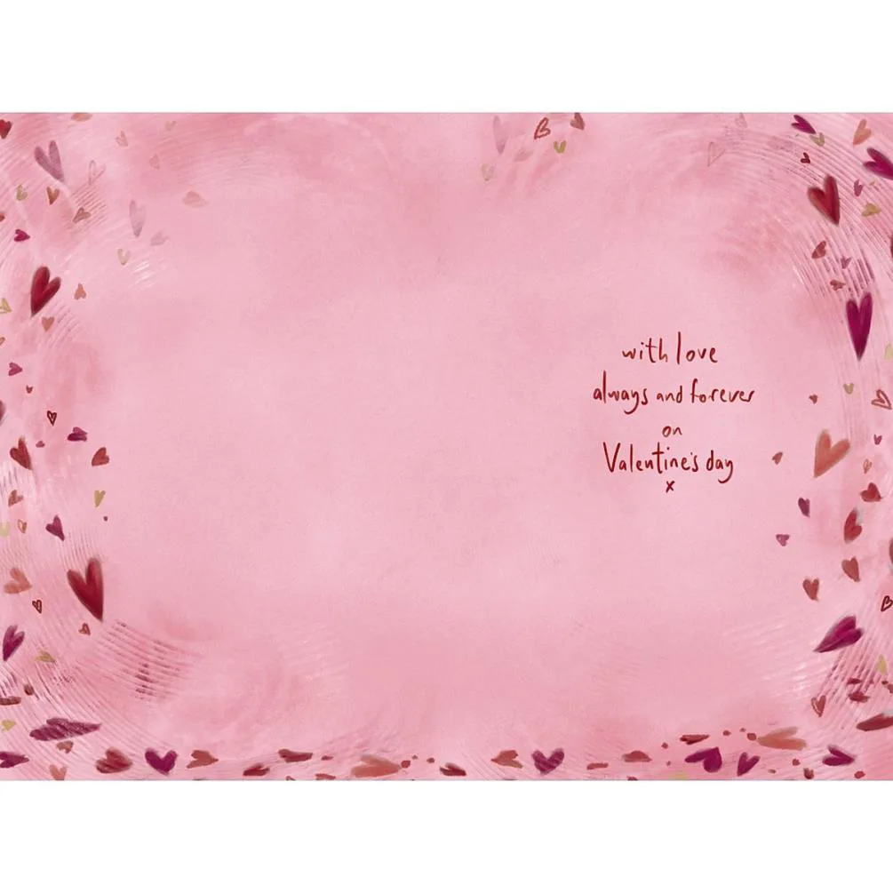 Wonderful Husband Softly Drawn Me to You Valentine's Day Card Extra Image 1