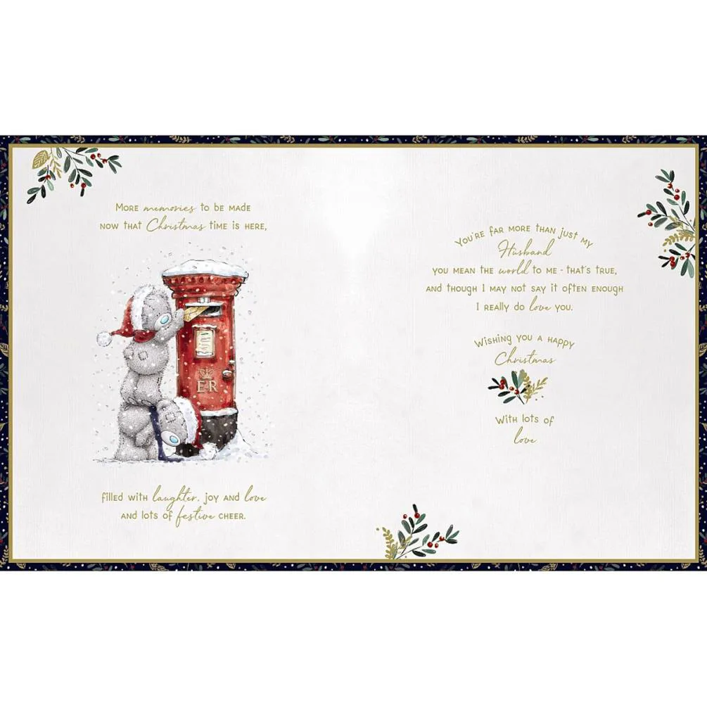 Wonderful Husband Me to You Bear Boxed Christmas Card Extra Image 1