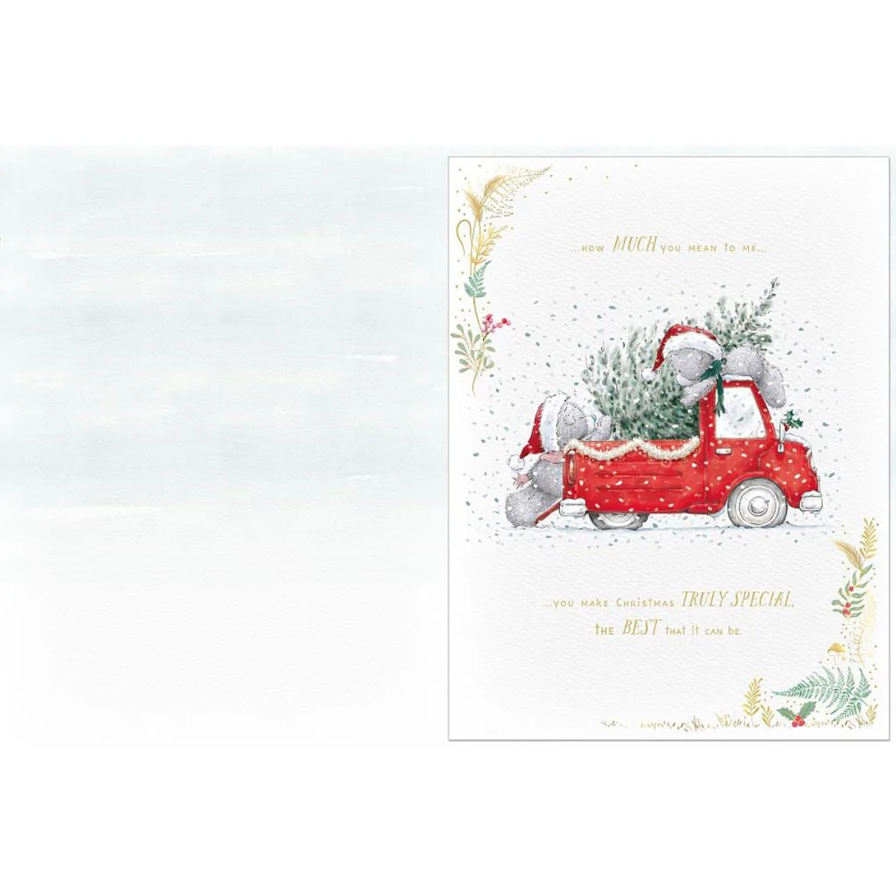 Lovely Husband Me to You Bear Boxed Christmas Card Extra Image 1