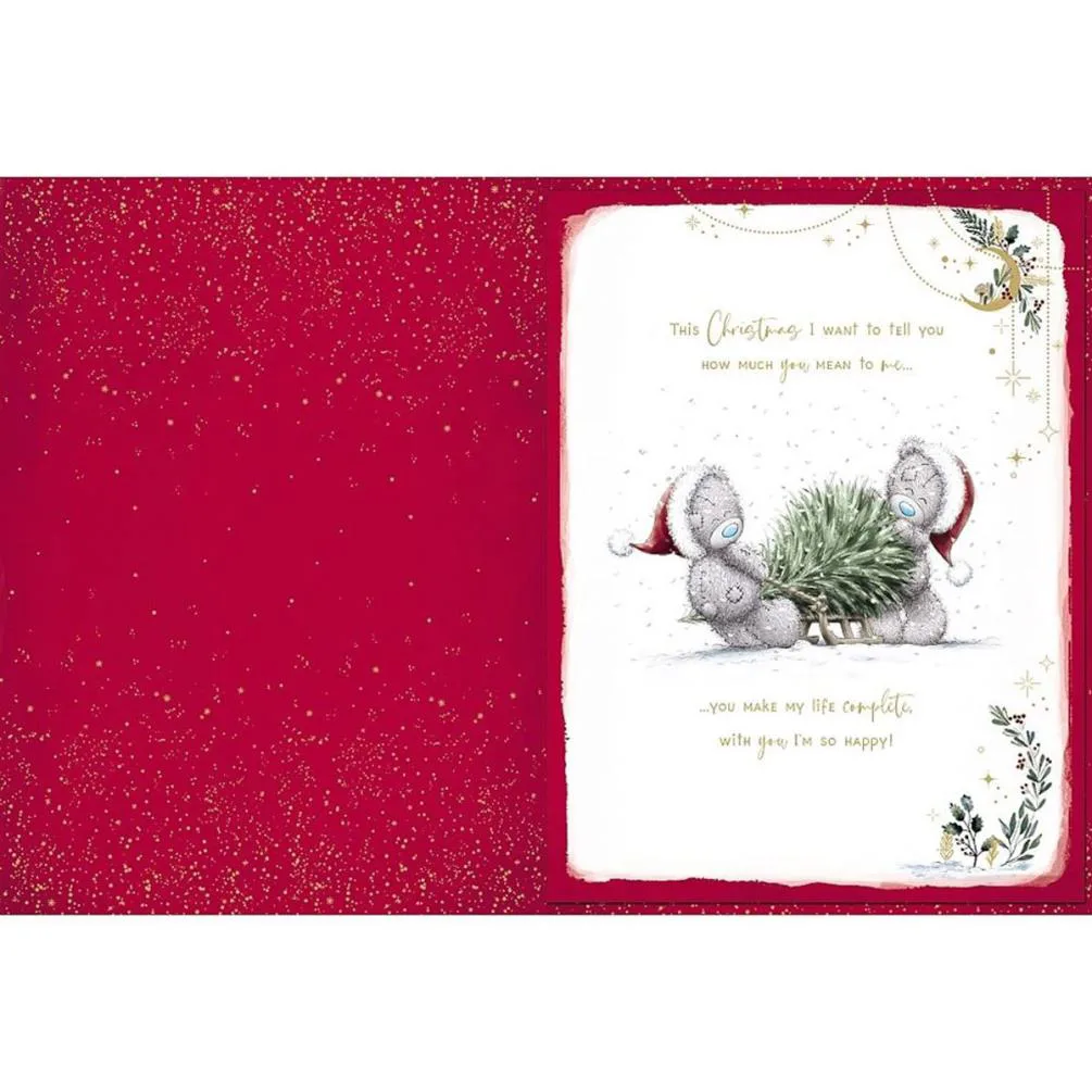 Amazing Boyfriend Me to You Bear Boxed Christmas Card Extra Image 1
