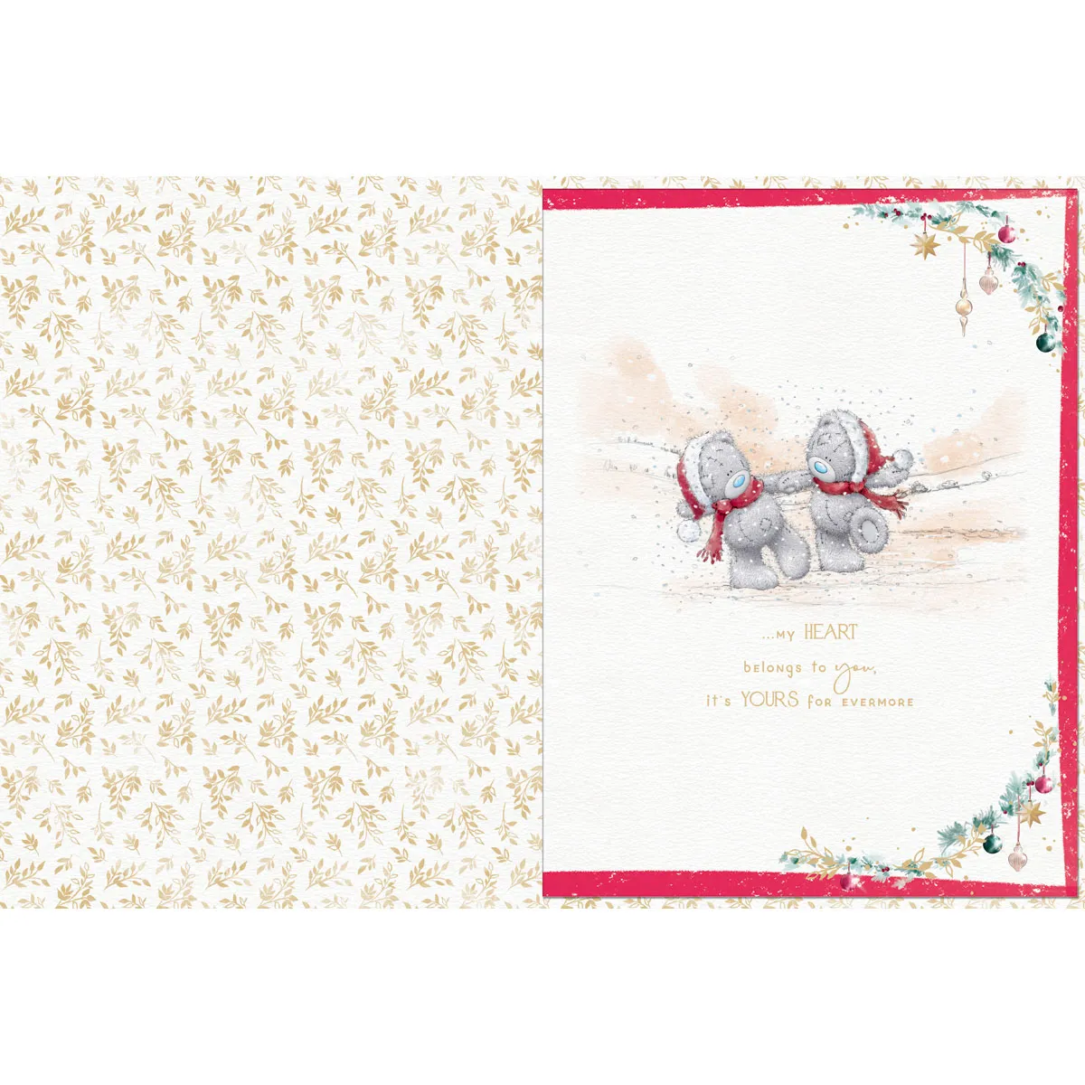 Amazing Fiancee Me to You Bear Boxed Christmas Card Extra Image 1