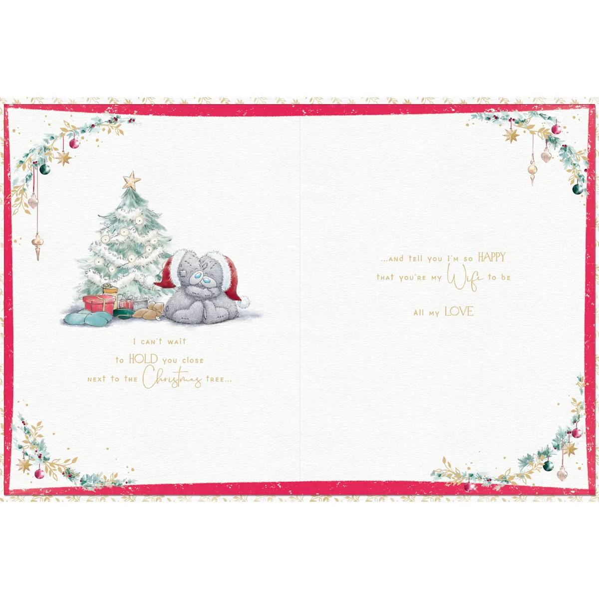 Amazing Fiancee Me to You Bear Boxed Christmas Card Extra Image 2