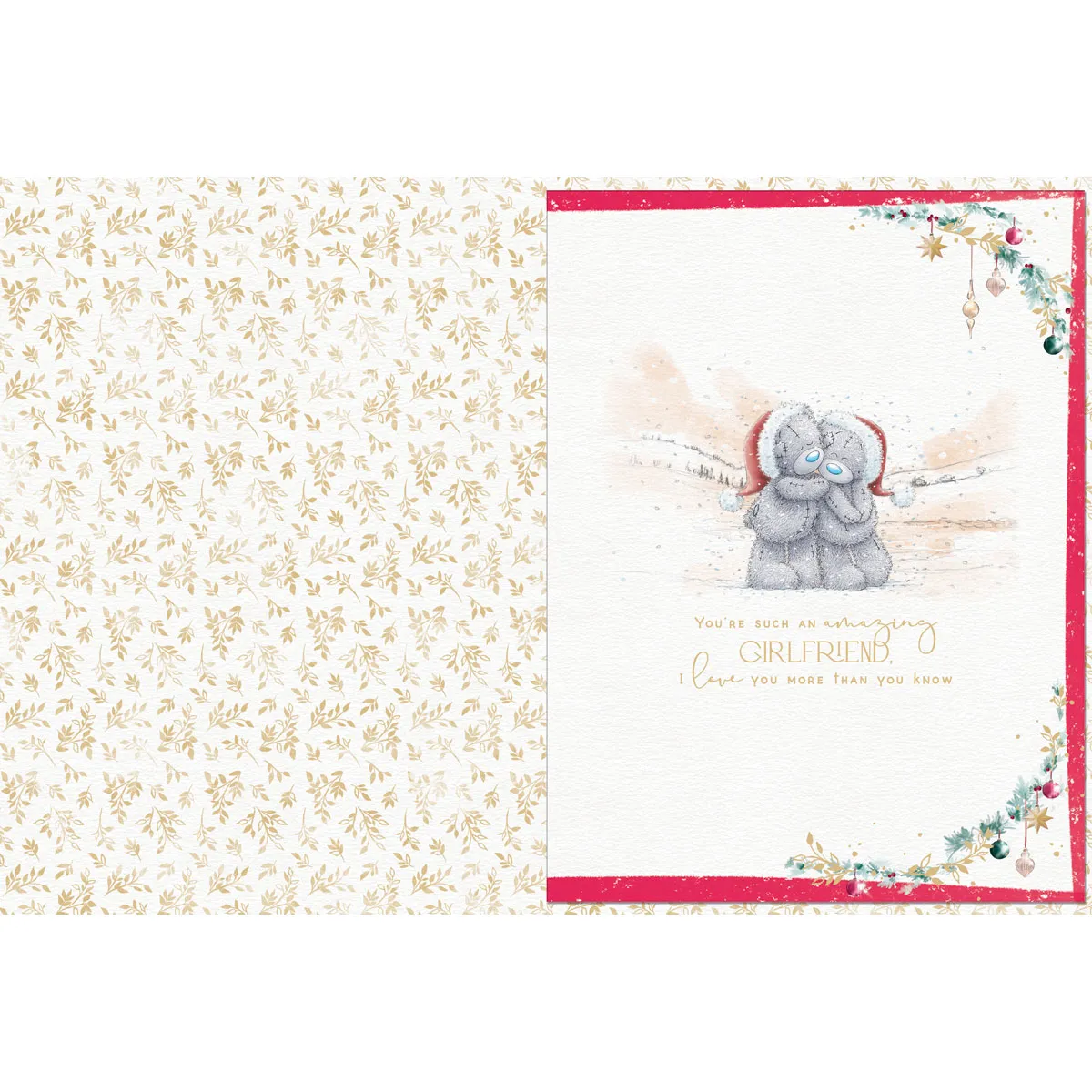 Special Girlfriend Me to You Bear Boxed Christmas Card Extra Image 1