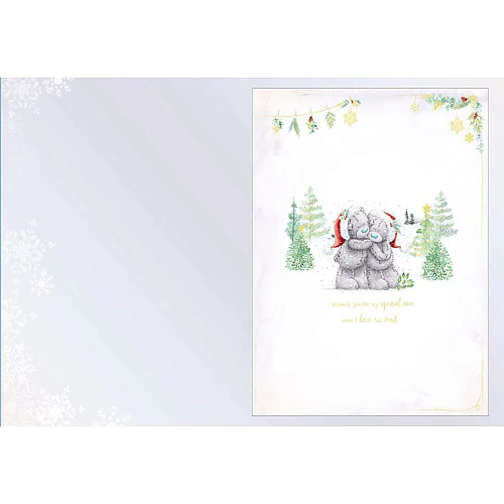 One I Love Me to You Bear Giant Luxury Boxed Christmas Card Extra Image 1