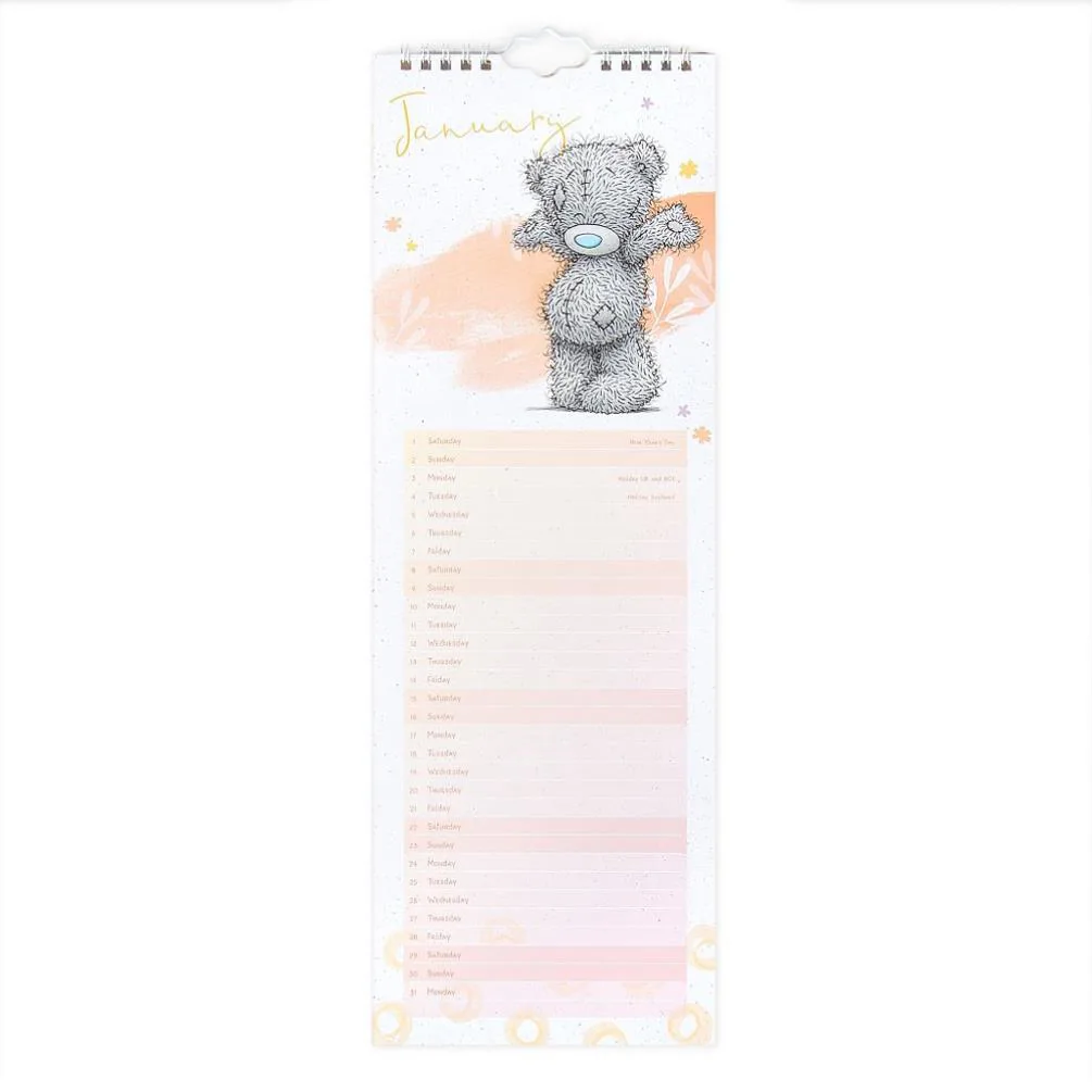 2022 Me to You Bear Classic Slim Calendar Extra Image 1