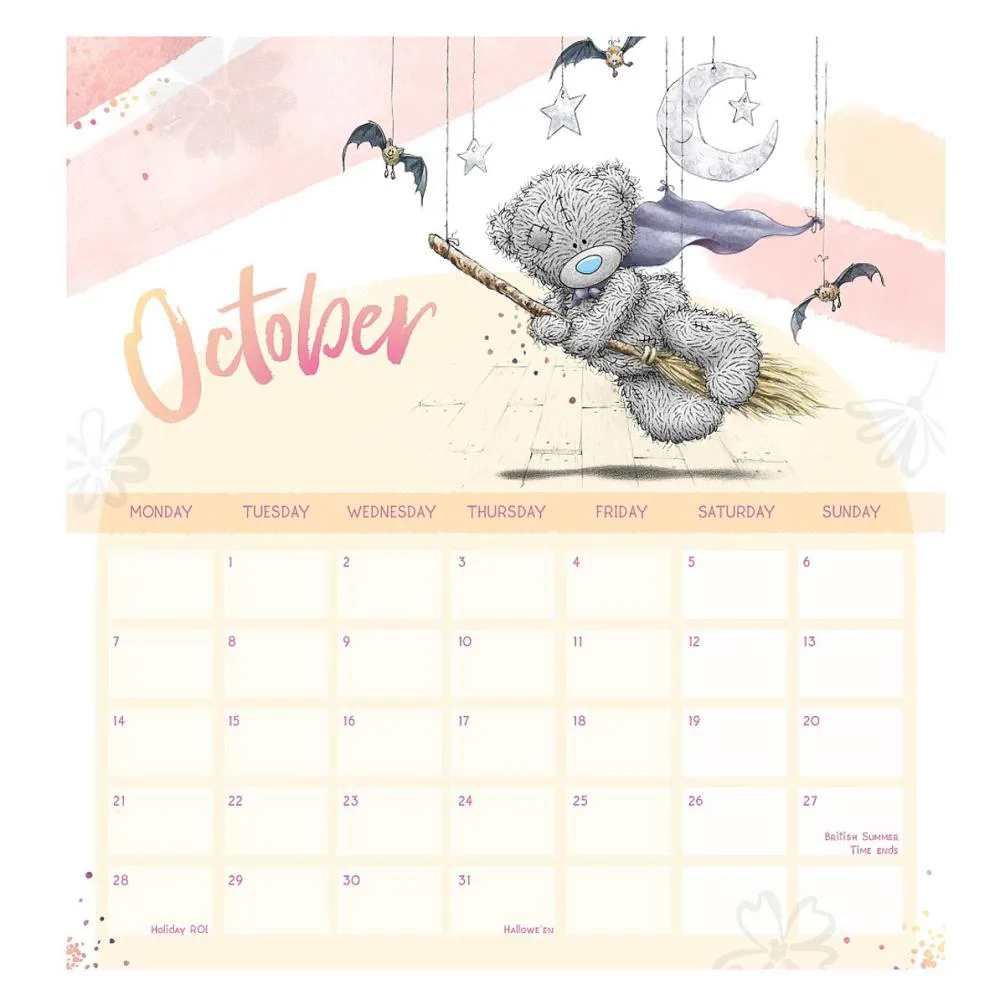 2024 Me to You Bear Spiral Bound Classic Desk Calendar Extra Image 1