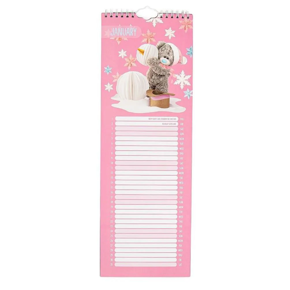 2026 Me to You Bear Photo Finish Slim Calendar Extra Image 1