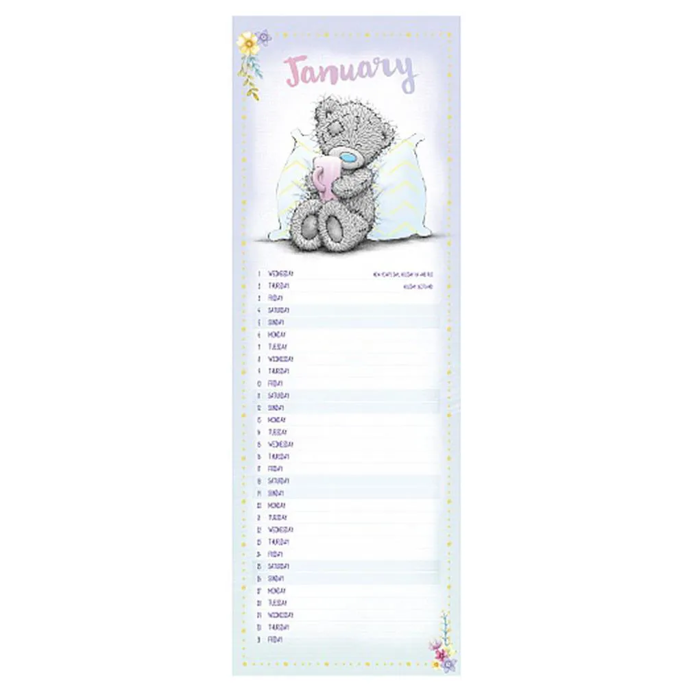 2020 Me to You Bear Slim Calendar Extra Image 1