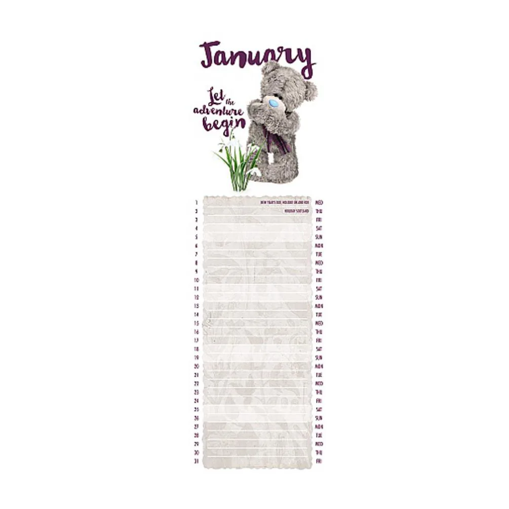 2020 Me to You Bear Photo Finish Slim Calendar Extra Image 1