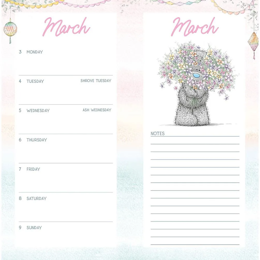 2025 Me to You Bear Classic Slim Diary Extra Image 1