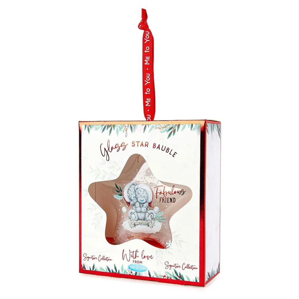 Fabulous Friend Christmas Star Me to You Bear Bauble Extra Image 1