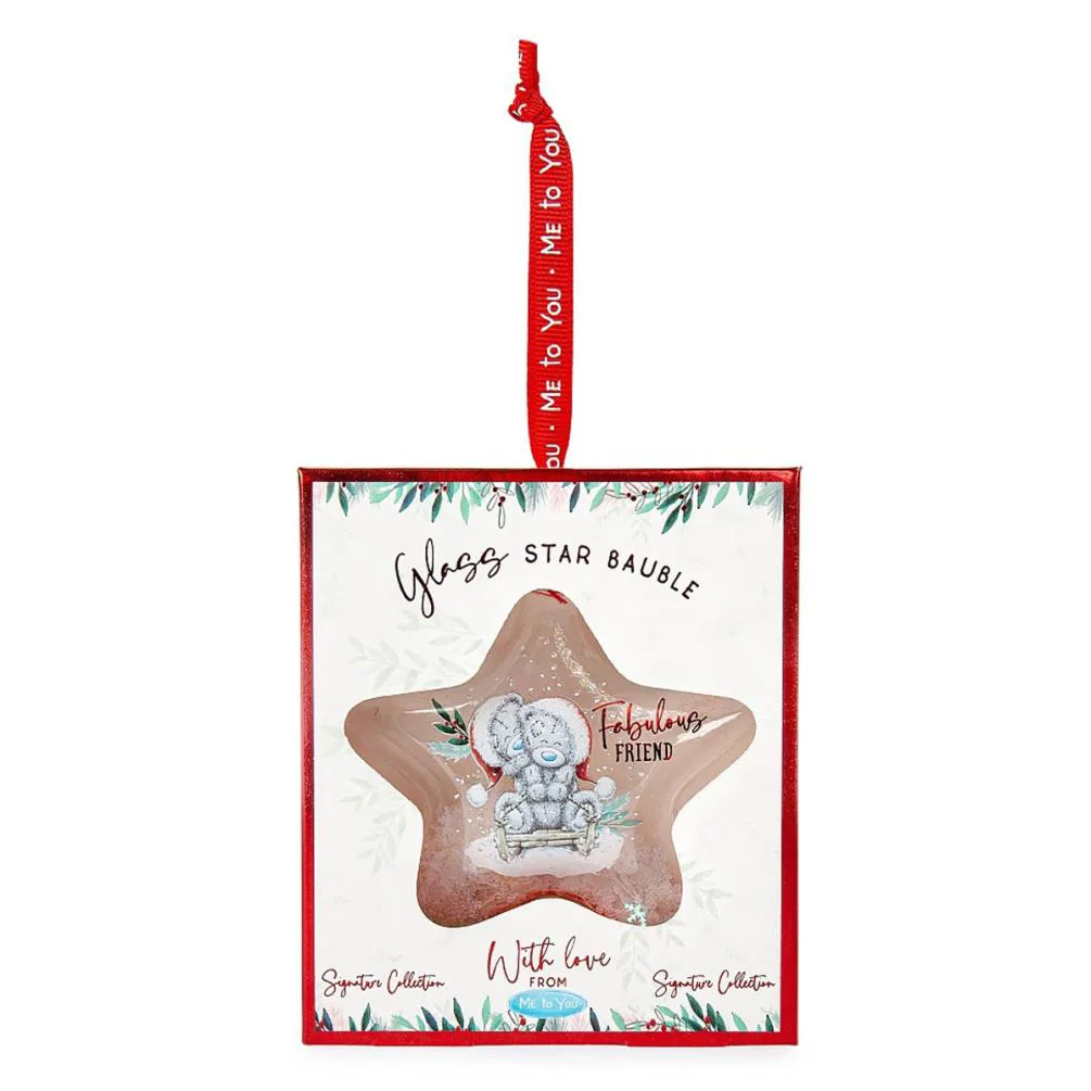 Fabulous Friend Christmas Star Me to You Bear Bauble Extra Image 2