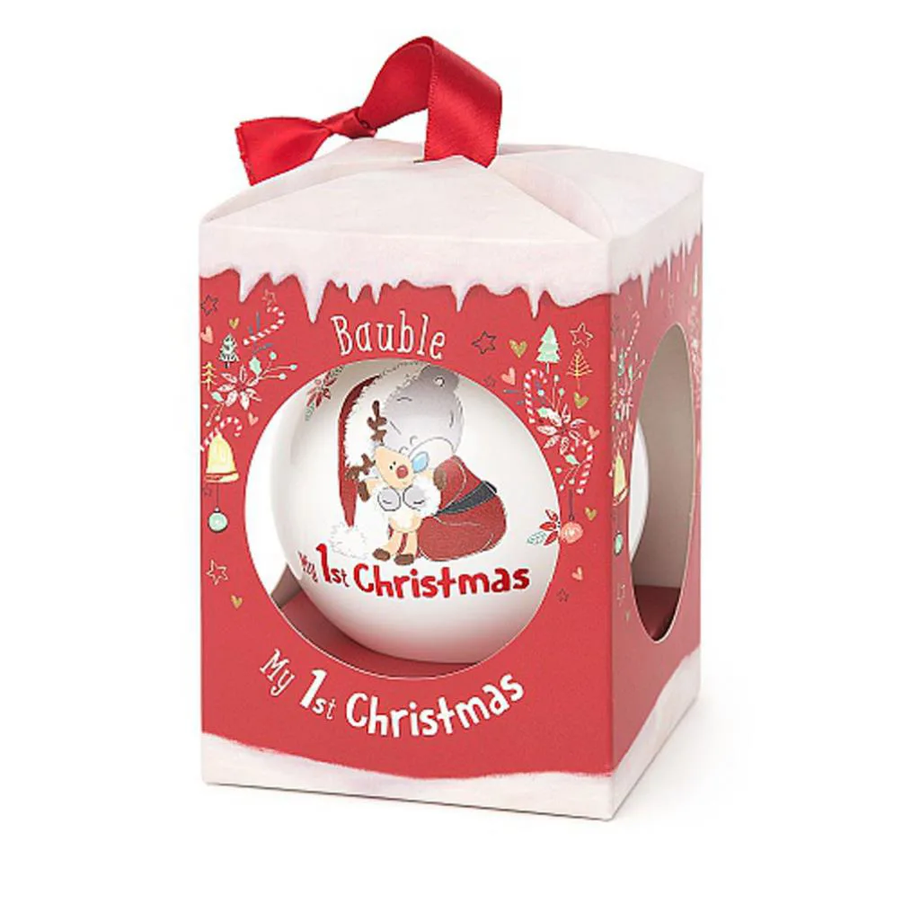 My 1st Christmas Tiny Tatty Teddy Bauble Extra Image 1