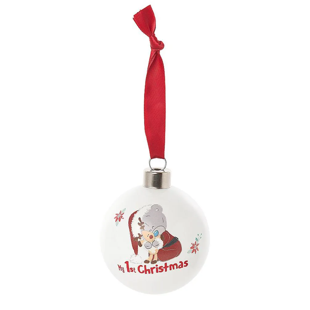 My 1st Christmas Tiny Tatty Teddy Bauble Extra Image 2