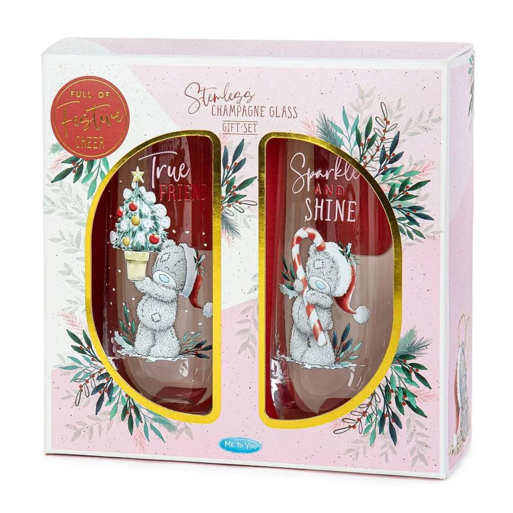 Friend Stemless Champagne Glass Me to You Bear Gift Set Extra Image 1