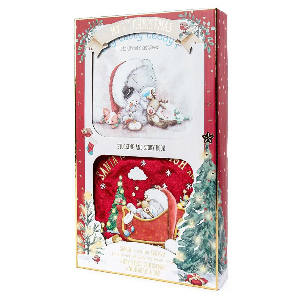 My 1st Christmas Baby Stocking & Story Book Gift Set Extra Image 1
