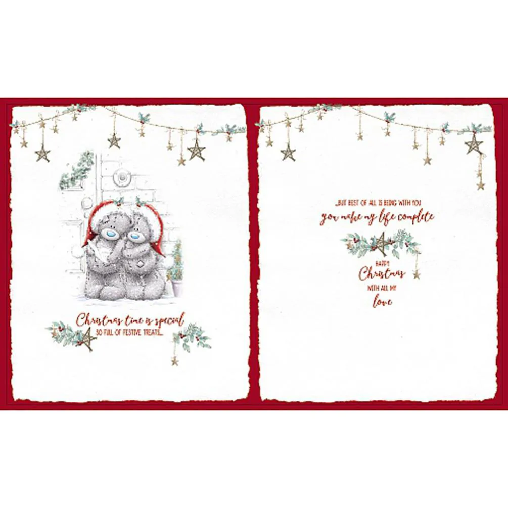 Love Of My Life Handmade Me to You Bear Christmas Card Extra Image 1