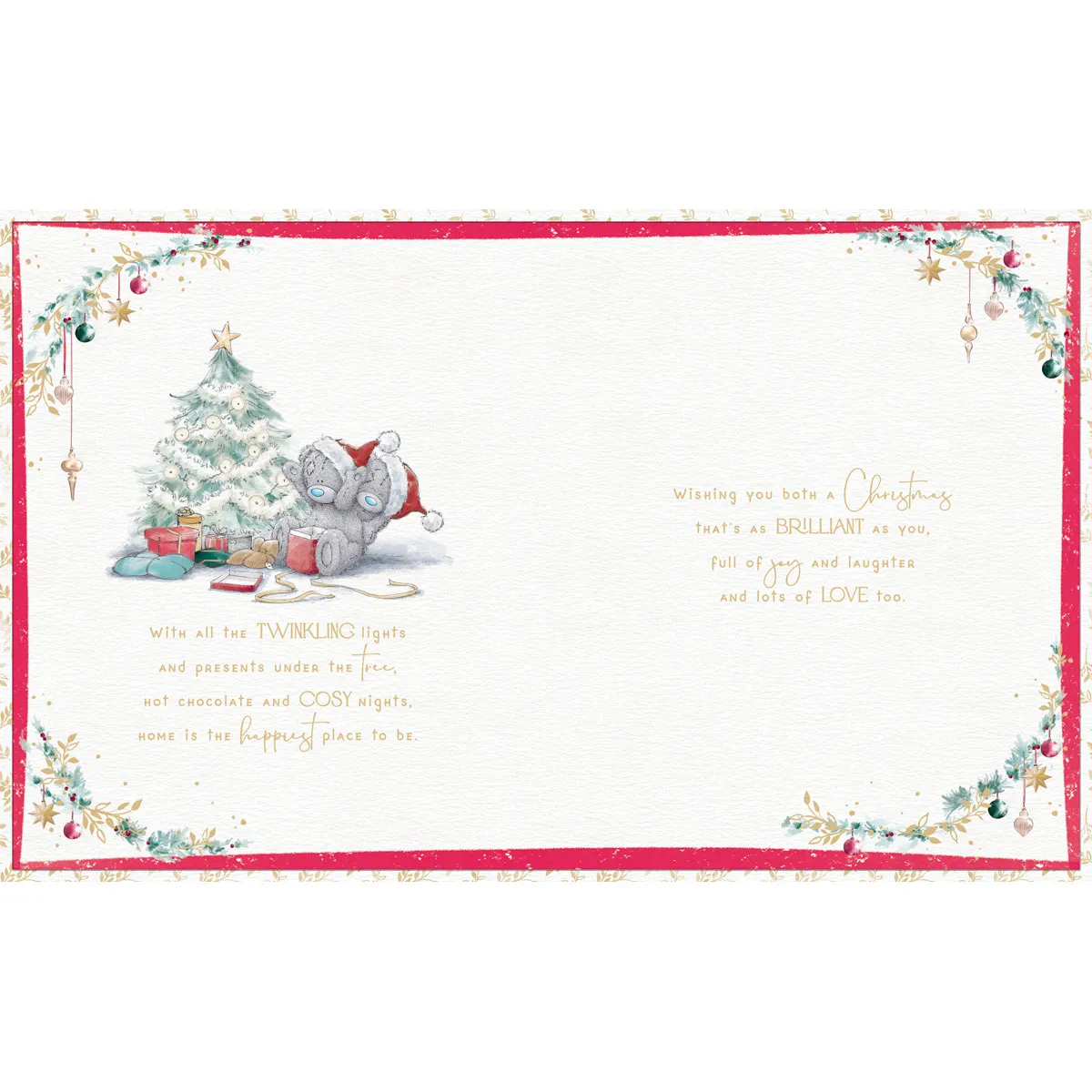 Mum & Dad Handmade Me to You Bear Christmas Card Extra Image 1