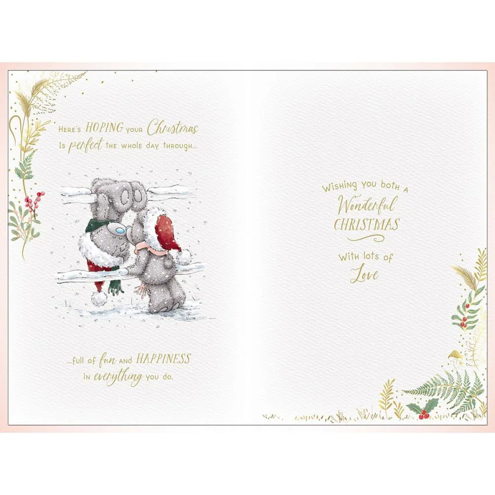 Daughter & Son In Law Me to You Bear Handmade Christmas Card Extra Image 1