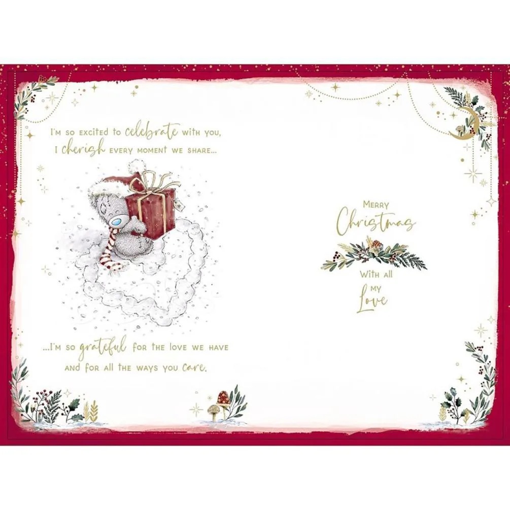 Amazing Fiance Handmade Me to You Bear Christmas Card Extra Image 1