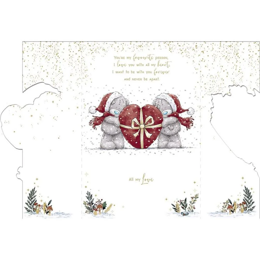 One I Love Handmade Me to You Bear Christmas Card Extra Image 1