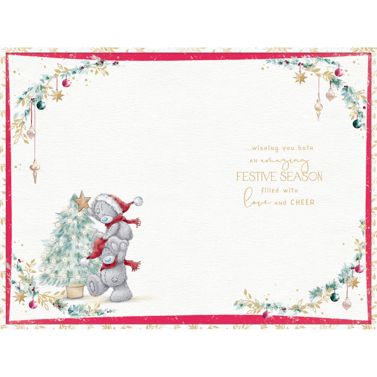Daughter & Son in Law Handmade Me to You Bear Christmas Card Extra Image 1