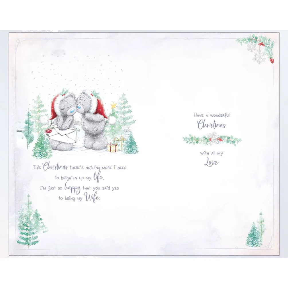 Lovely Fiancee Luxury Me to You Bear Christmas Card Extra Image 1