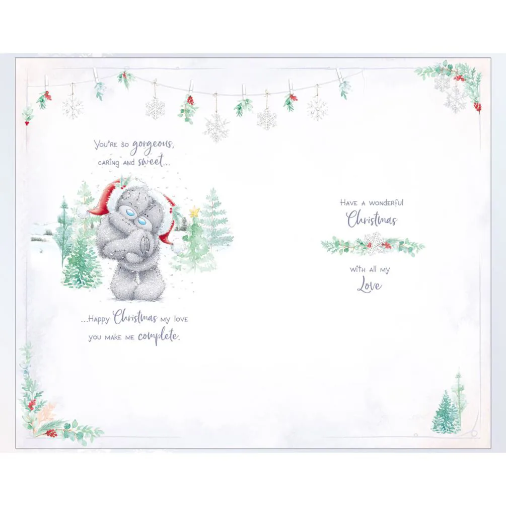 Lovely Wife Luxury Me to You Bear Christmas Card Extra Image 1