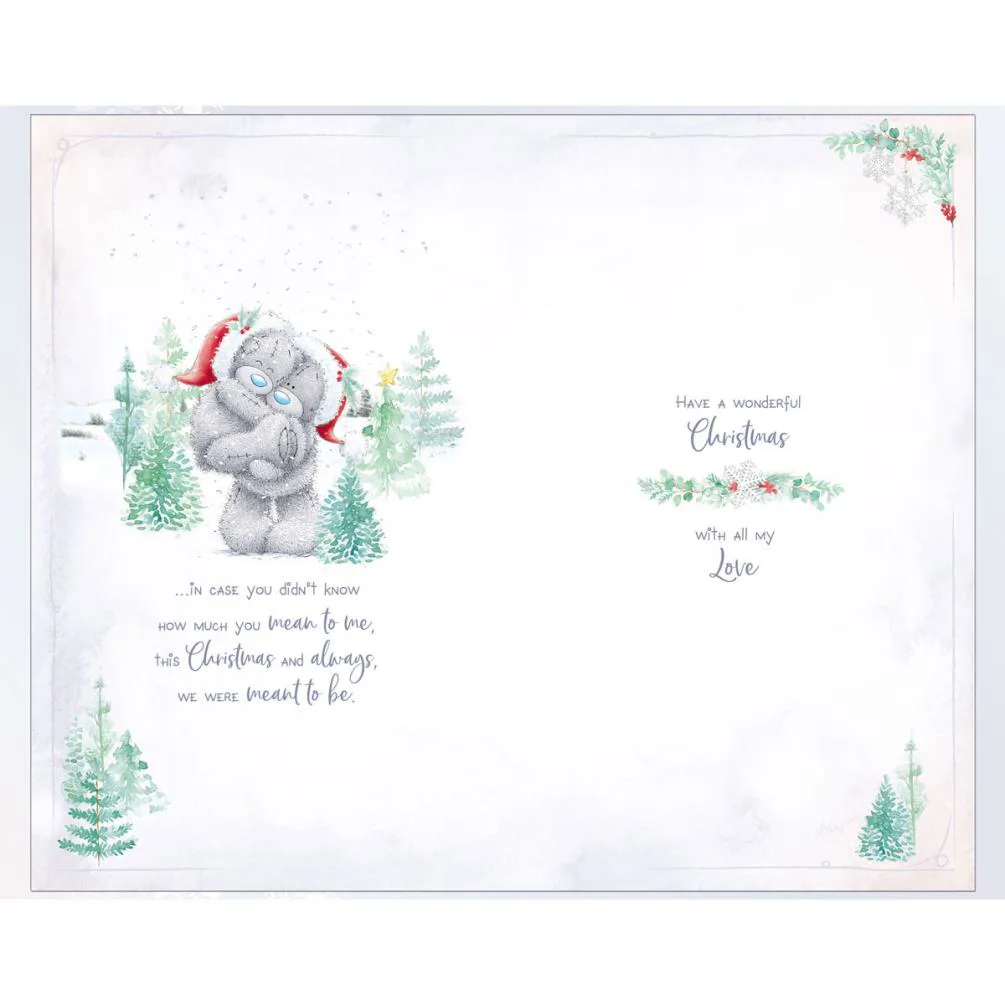 Wonderful Boyfriend Luxury Me to You Bear Christmas Card Extra Image 1