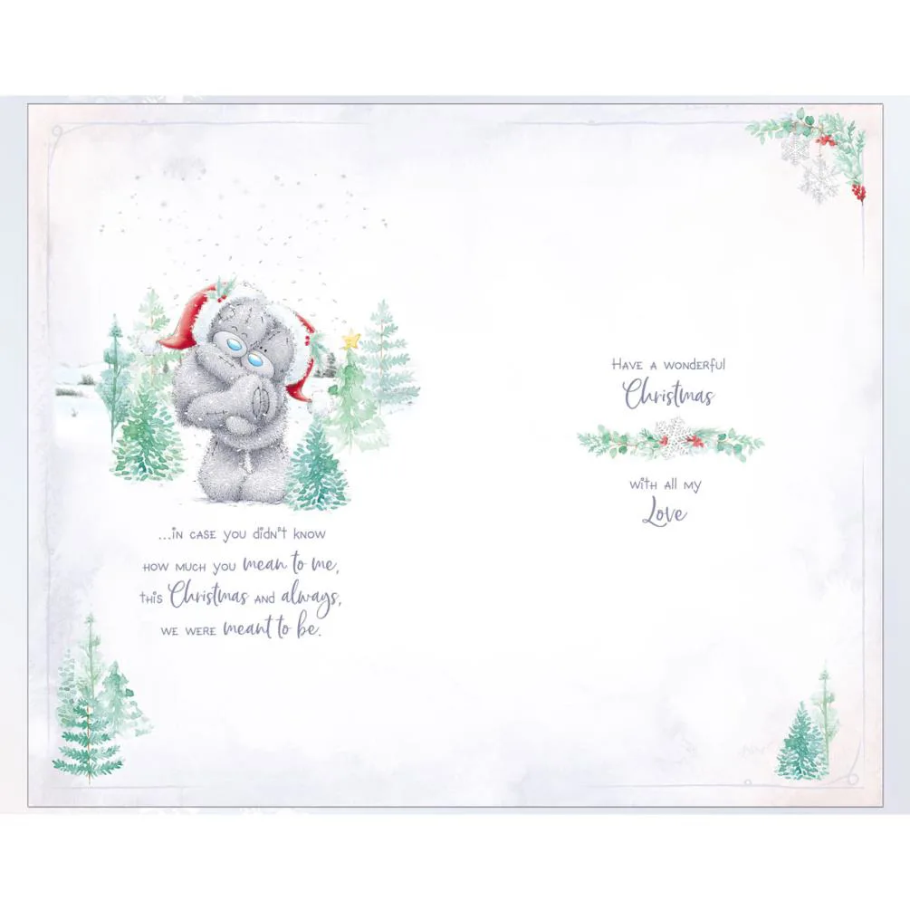 Wonderful Boyfriend Luxury Me to You Bear Christmas Card Extra Image 3