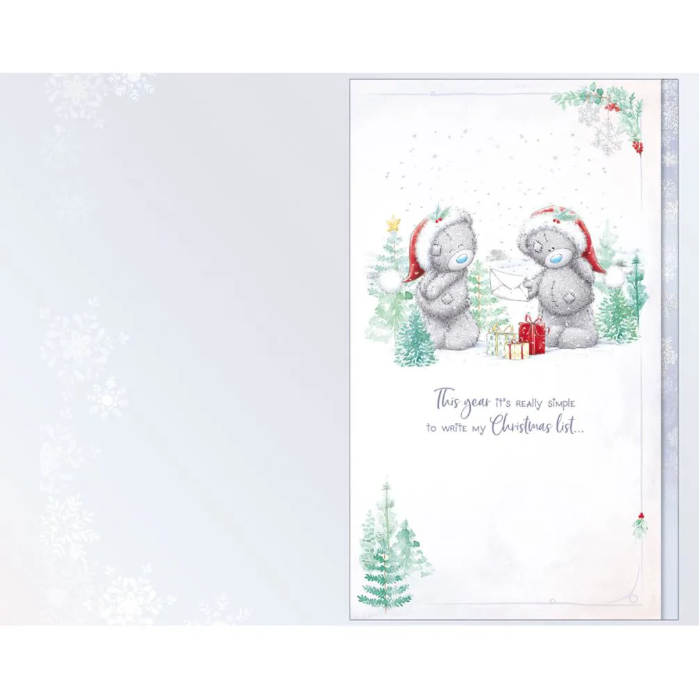 Beautiful Girlfriend Luxury Me to You Bear Christmas Card Extra Image 2
