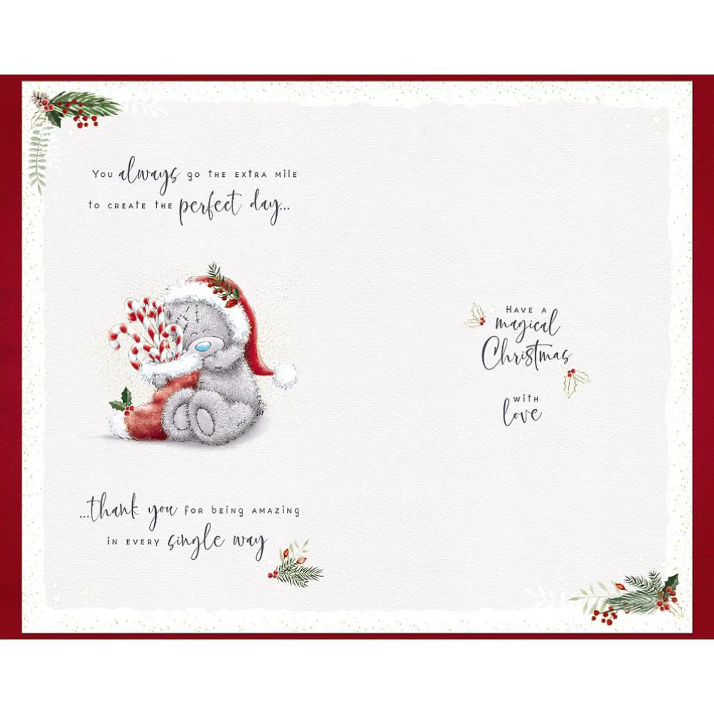 Special Mum Handmade Me to You Bear Christmas Card Extra Image 1