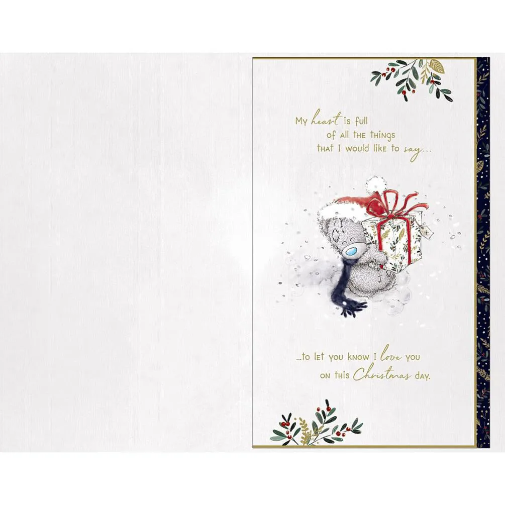 Husband Handmade Me to You Bear Christmas Card Extra Image 1