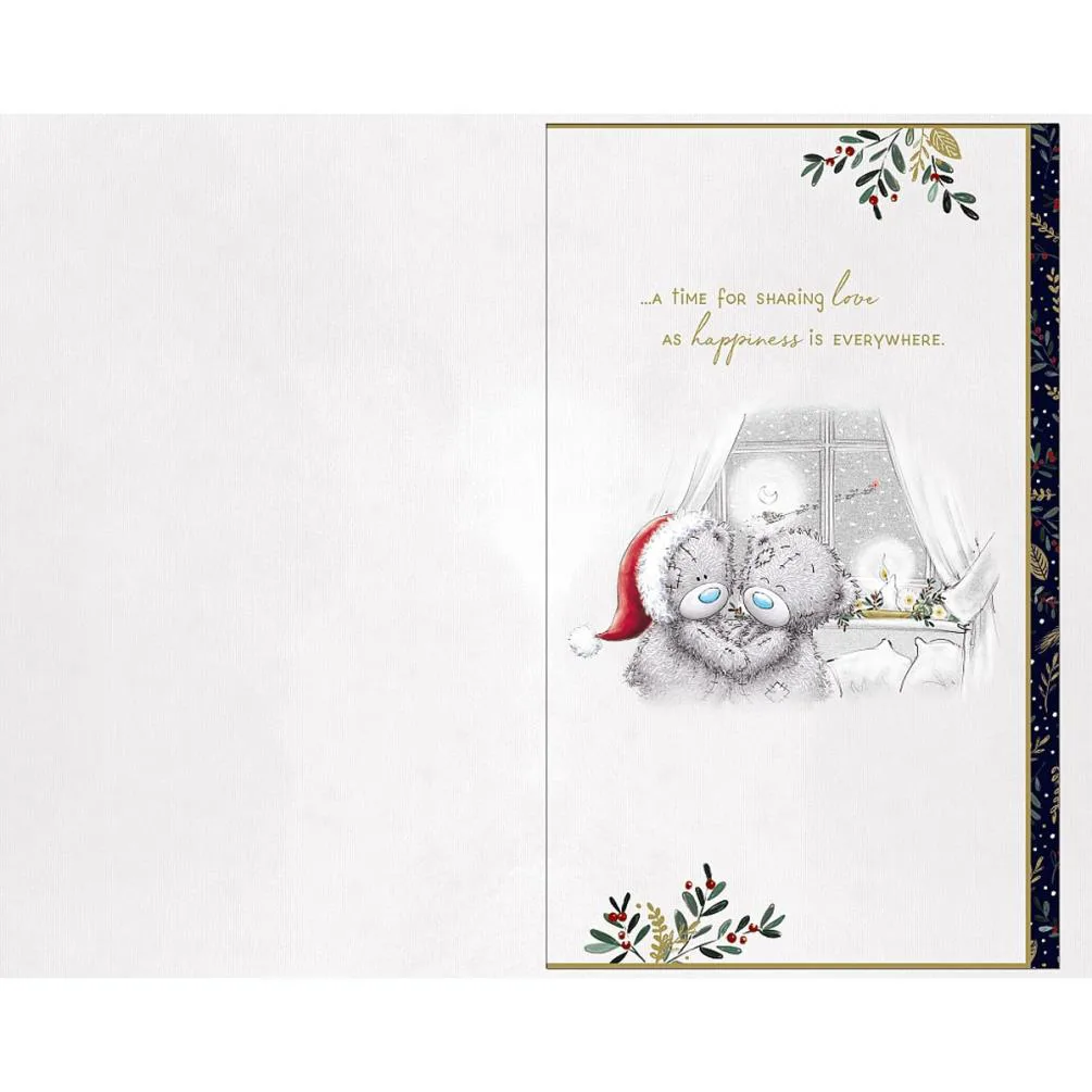 Beautiful Wife Handmade Me to You Bear Christmas Card Extra Image 1