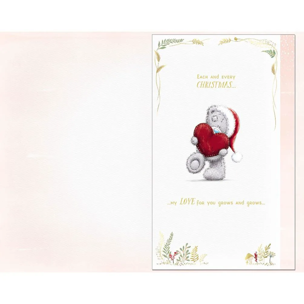 One I Love Handmade Me to You Bear Christmas Card Extra Image 1