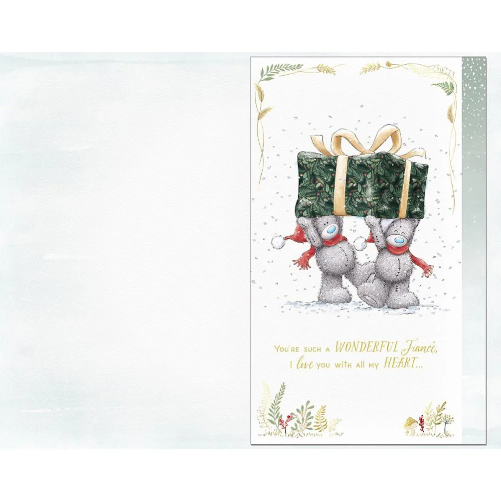 Lovely Fiance Handmade Me to You Bear Christmas Card Extra Image 1