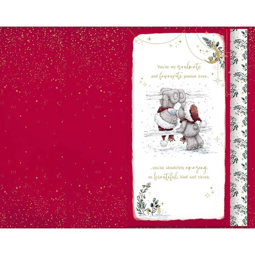Lovely Fiancee Handmade Me to You Bear Christmas Card Extra Image 1