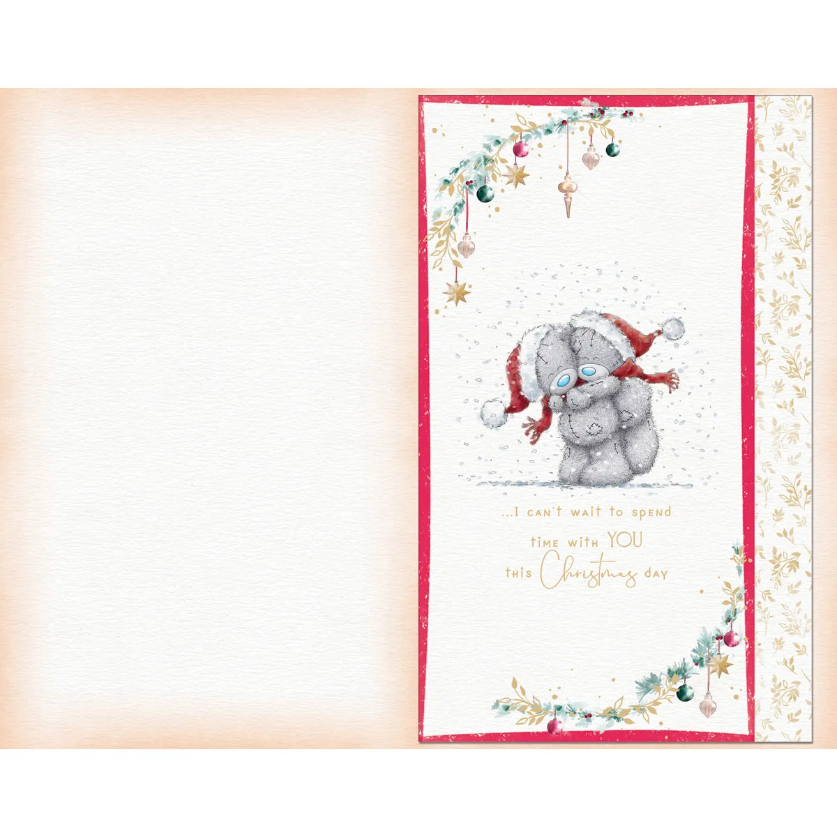 Amazing Girlfriend Handmade Me to You Bear Christmas Card Extra Image 1