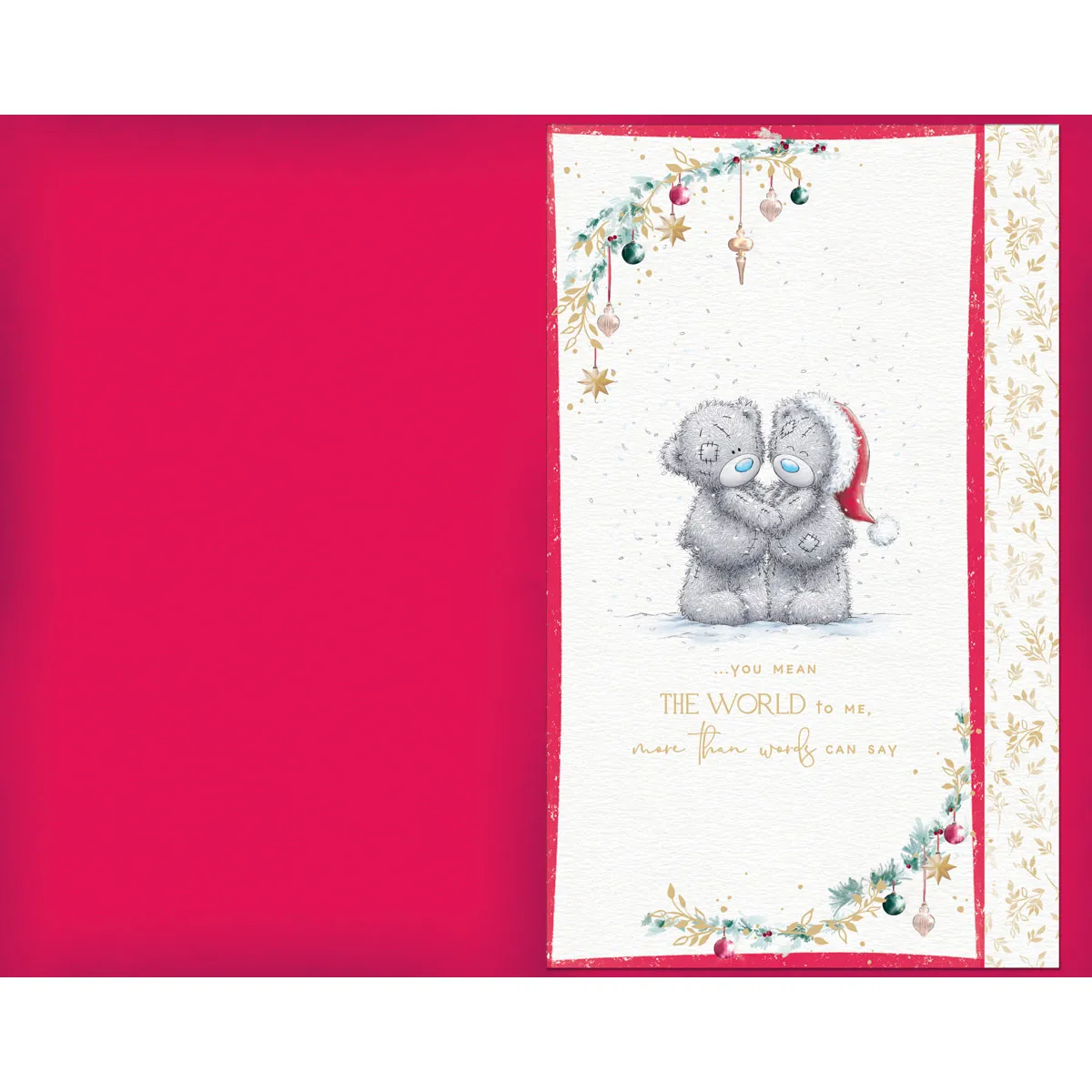 Wonderful Boyfriend Handmade Me to You Bear Christmas Card Extra Image 1