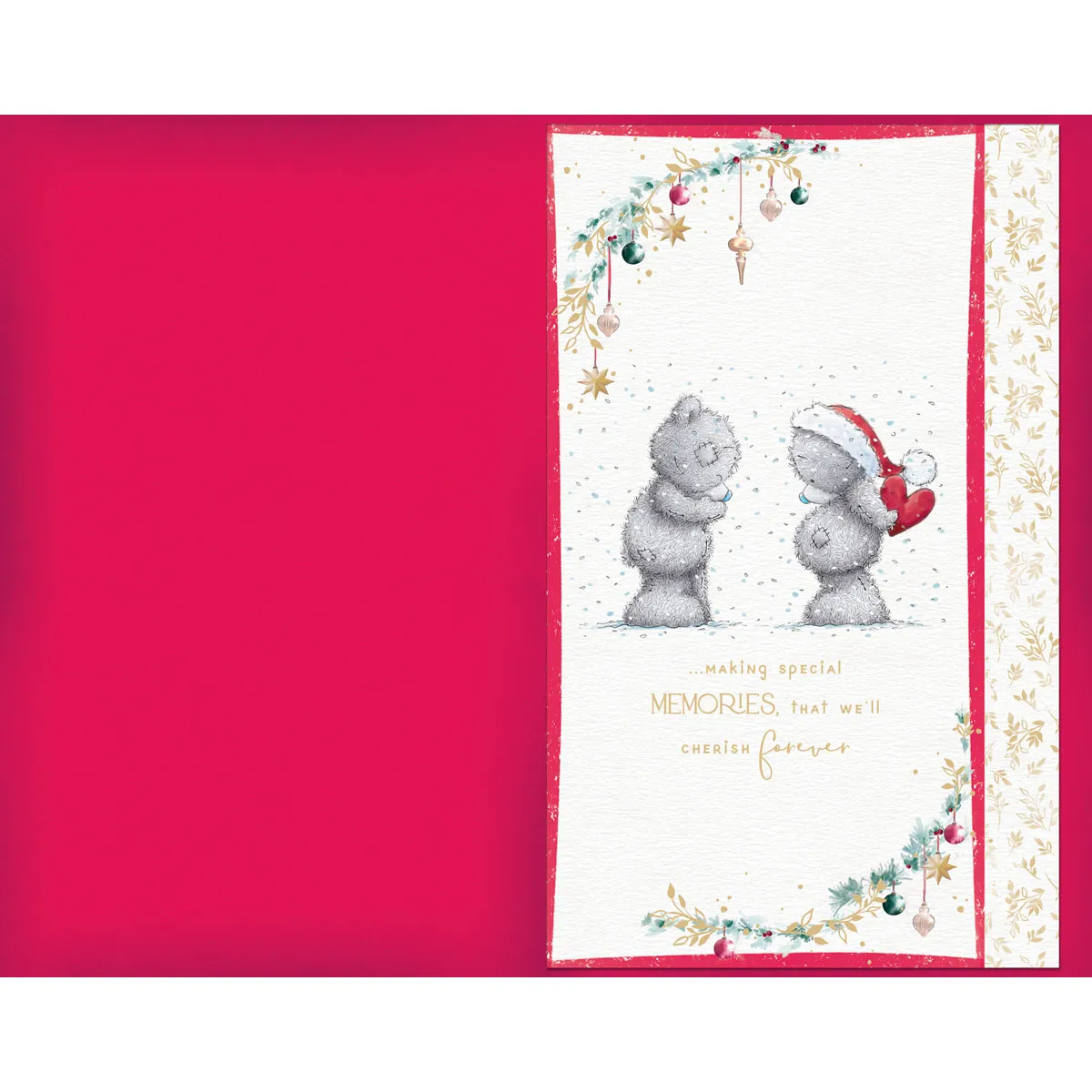 Amazing Fiance Handmade Me to You Bear Christmas Card Extra Image 1