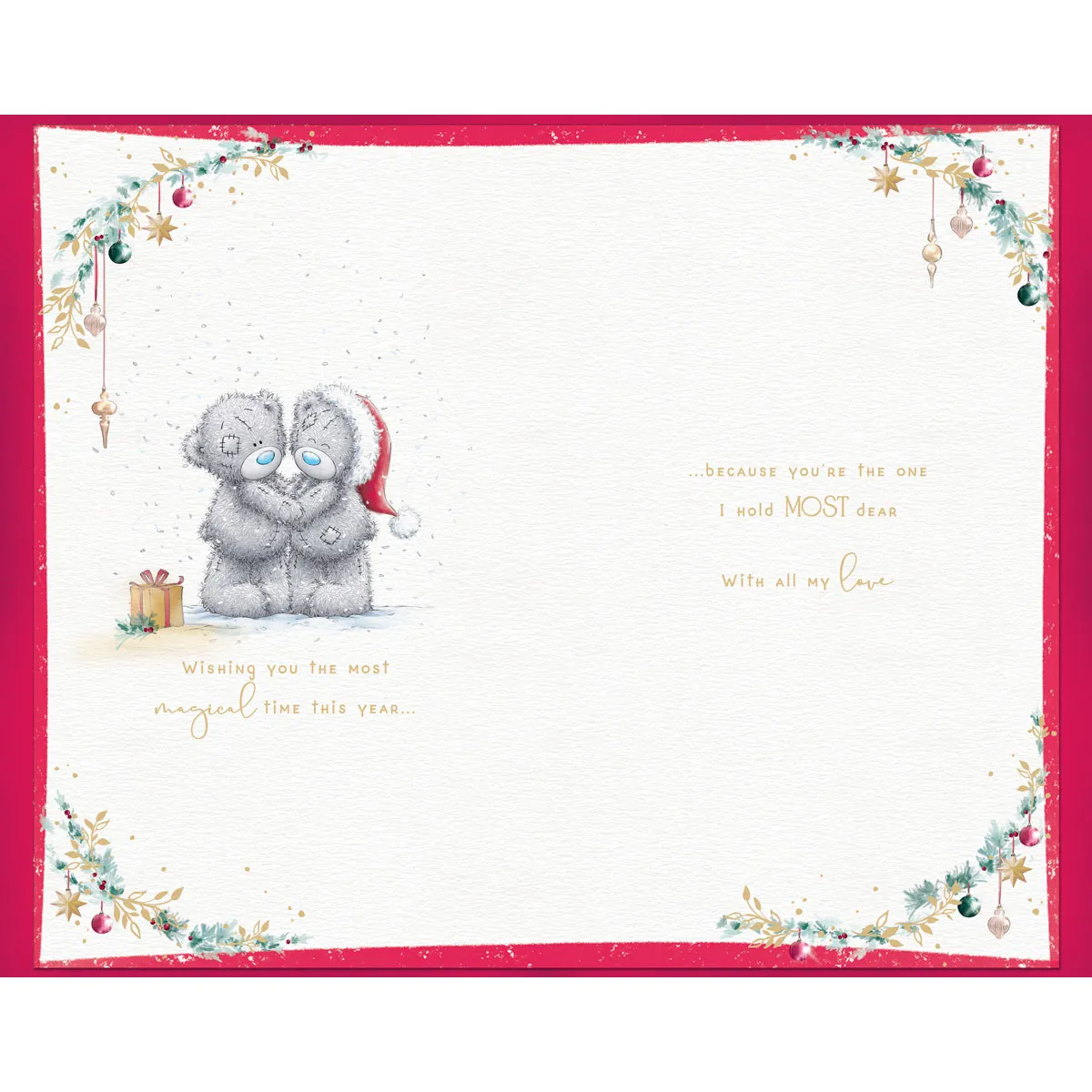 Very Special Husband Handmade Me to You Bear Christmas Card Extra Image 2