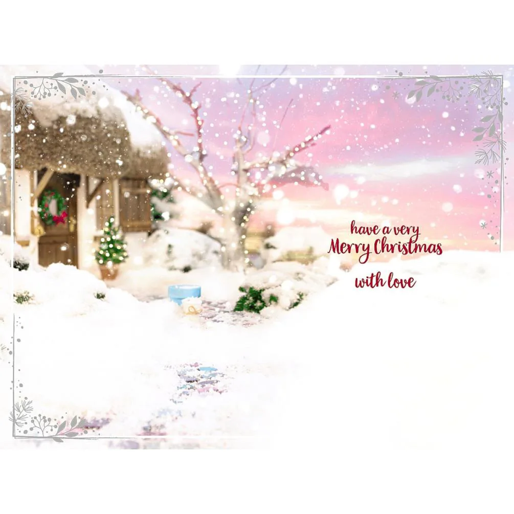 3D Holographic Wonderful Friend Me to You Bear Christmas Card Extra Image 1