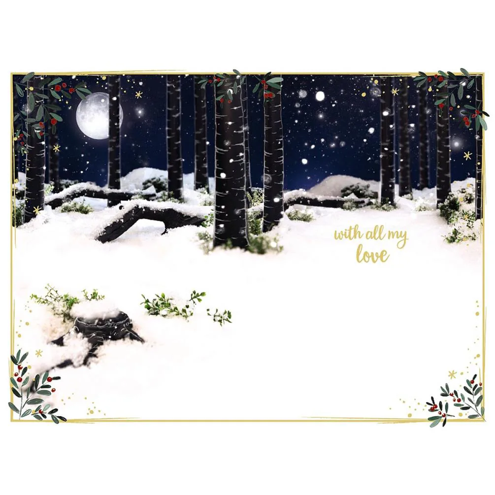 3D Holographic Gorgeous Girlfriend Me to You Bear Christmas Card Extra Image 1